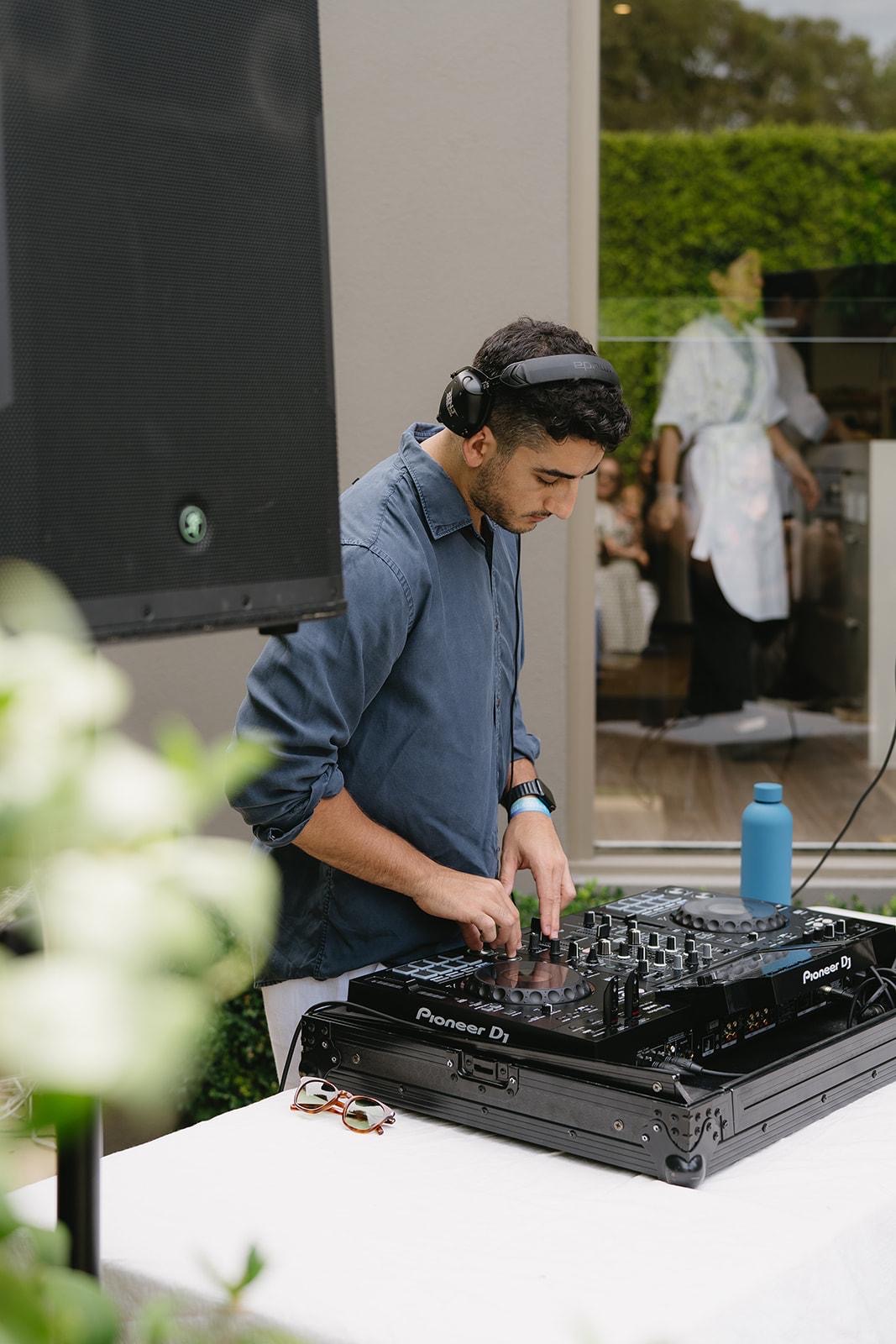 Playing a garden party